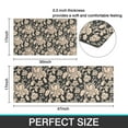 thumbnail image 7 of Pioneer Flower Floral Print Pattern Kitchen Rugs Sets Of 2,Anti Fatigue Kitchen Mat Rugs Non Slip Washable,Decorative Kitchen Floor Mats for Kitchen,Sink,Laundry,17"x30"+17"x47", 7 of 7