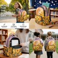thumbnail image 3 of Xoenoiee Horse Sunflower Print 4 Pack Backpack for Kids Girls School Bag Set with Lunch Box Pencil Case Water Bottle Sleeve Preschool Primary Schoolbag Elementary Bookbag Satchel, 3 of 7