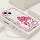 thumbnail image 3 of Kuromi-funda de teléfono con dibujo de melodía para iPhone, carcasa líquida con cuerda izquierda para iPhone 15, 14, 13, 12, 11 Pro Max, 8, 7 Plus, XR, XS, X, 3 of 5