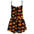 thumbnail image 5 of CAUYDY Halloween Pajamas Women Set 2 Piece Sexy Sleepwears Tank Tops and Shorts Sets Pjs Loungewear Pajamas(A02-Orange,XL), 5 of 8