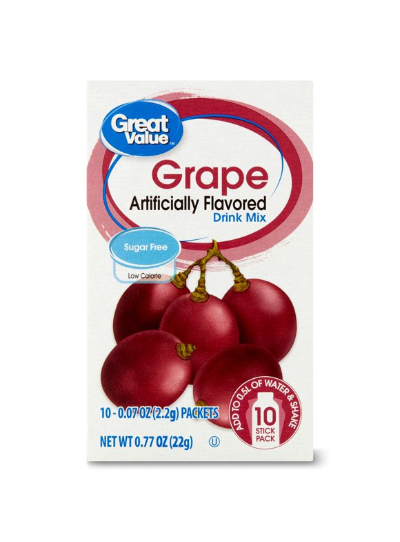 Great Value Powdered Drink Mixes in Beverages