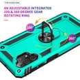 thumbnail image 6 of for Samsung Galaxy A32 5G Case,Galaxy A32 5G Case, with HD Screen Protector,[Military Grade] Ring Car Mount Kickstand Hybrid Hard PC Soft TPU Shockproof Protective Case for Samsung A32 5G (Teal), 6 of 13