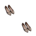thumbnail image 1 of Sonducket 1 par de mocasines de diamantes de imitación para el tiempo libre de trabajo, zapatos para niñas y banquetes, toboganes de Ballet Type8 NO8, 1 of 1