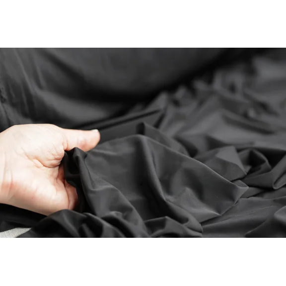 Black Venechia 4-Way Stretch Fabric By The Yard 60" Wide 115
