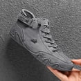 thumbnail image 4 of Botas de hombre, zapatos informales de invierno para motocicleta, zapatillas altas impermeables, calzado de lujo, 2023, 4 of 5