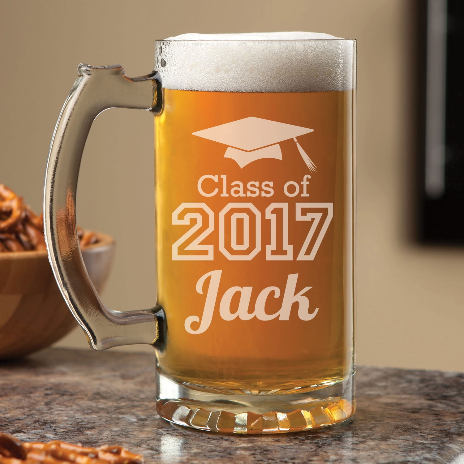 Personalized Graduation Class of 2019 Beer Mug