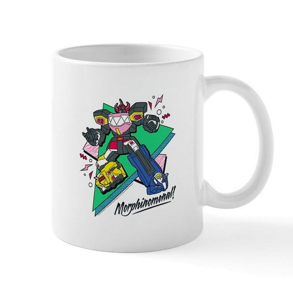 CafePress - Power Rangers Morphinomenal! - 11 oz Ceramic Mug - Novelty Coffee Tea Cup