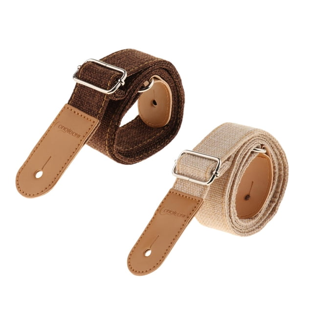 Correa de ukelele Hugo con extremos de cuero PU 2 Uds