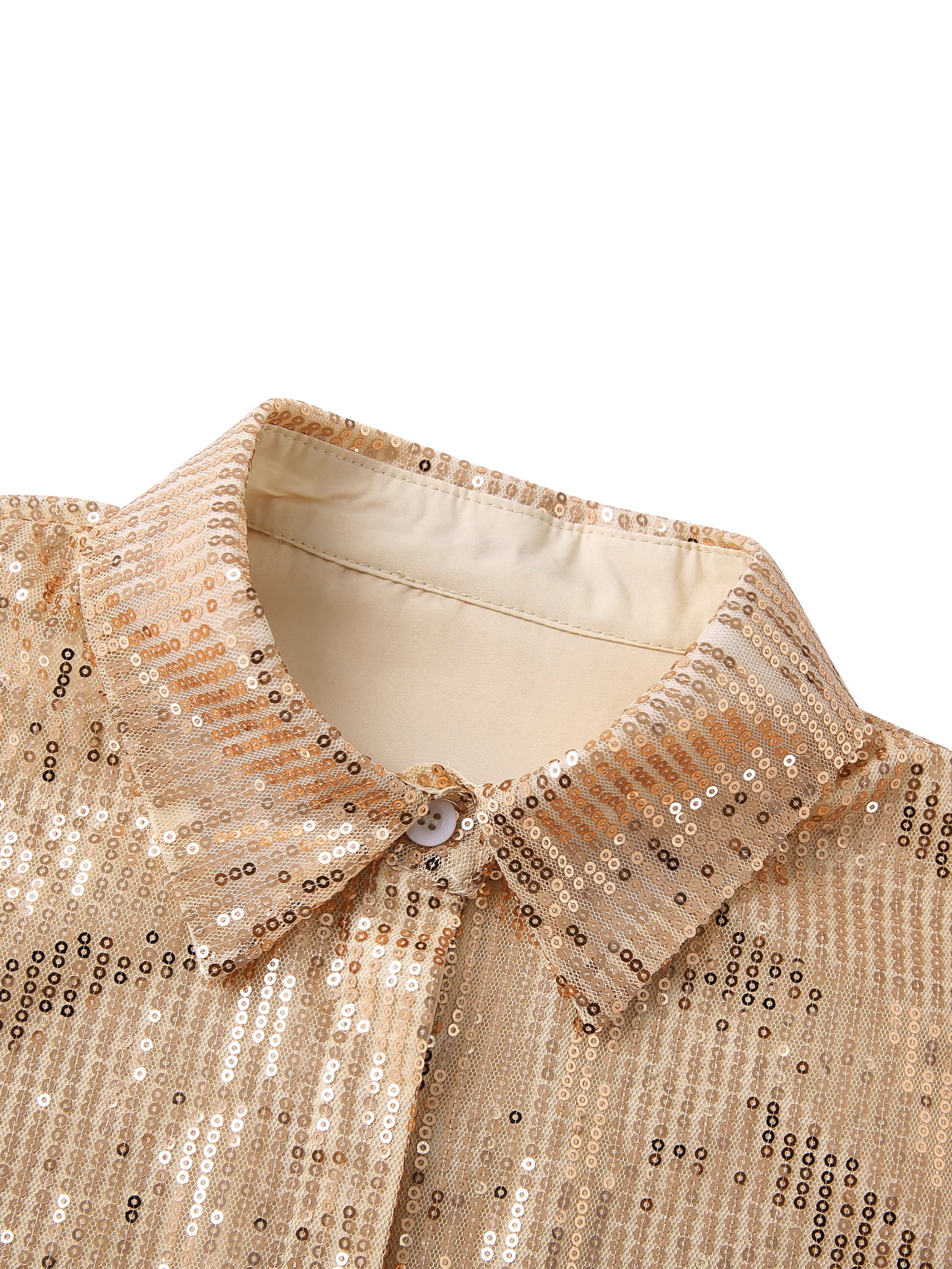 sparkly collar blouse
