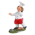 thumbnail image 4 of jifeng Sculpture de Chef Porte-Bouteille en Résine Statue de Table Porte-Bouteille Créatif C, 4 of 9