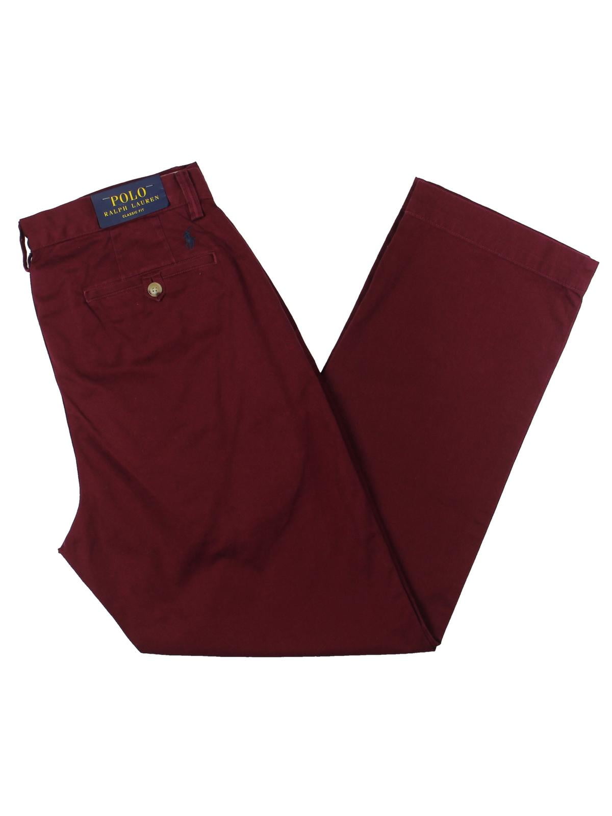 Polo Ralph Lauren Mens NANTUCKET RED Chinos Pant 33 X 30 Classic Fit Stretch  NWT | eBay