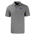 thumbnail image 2 of Men's Cutter & Buck  Black/White SMU Mustangs Big & Tall Forge Eco Double Stripe Stretch Recycled Polo, 2 of 3