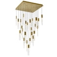 thumbnail image 1 of Greta Integrated LED Brass Chandelier, 1 of 3