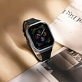 thumbnail image 3 of Slim Leather Band Compatible with Apple Watch Band 40mm 38mm 41mm 42mm 44mm 45mm 49mm Women, Top Grain Genuine Leather Strap Thin Watch Wristband for iWatch Series 9 8 7 6 5 4 3 2 1 SE Ultra 2, 3 of 8