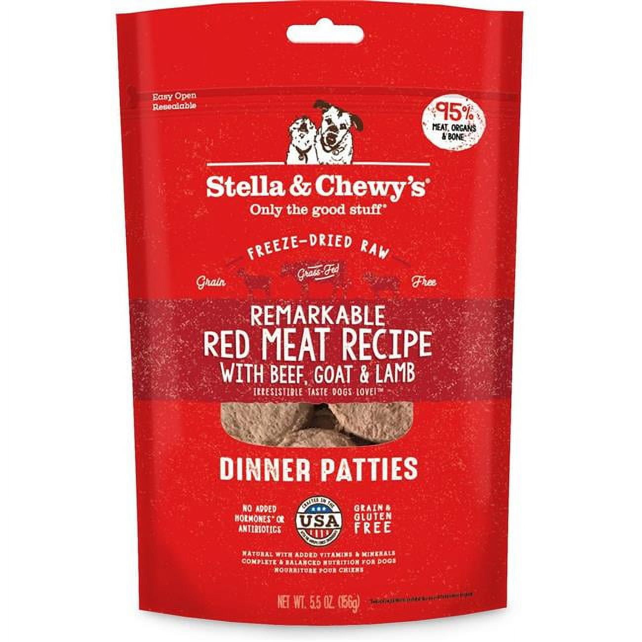 Stella & Chewys 852301008236 14 oz Dog Freeze Dried Dinner Red Meat Treats