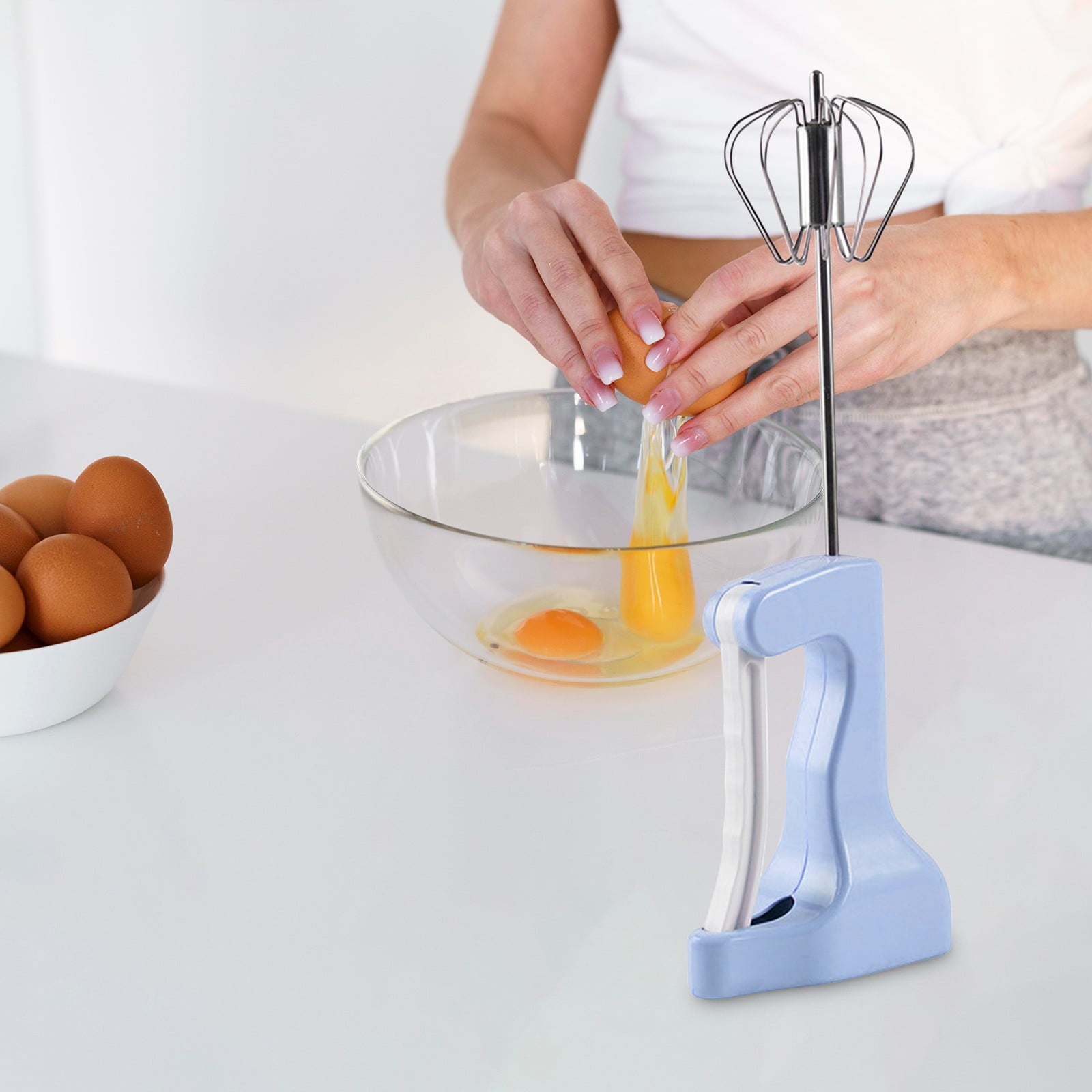 WANYR Blenders Stainless Steel Semi-Automatic Blenders Hand Push Blenders Blenders Kitchen Gadgets For Mixing Beating And Stirring,Kitchen Essentials