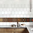 thumbnail image 5 of 80 Pcs 3D Multi Moroccan Self-Adhesive Bathroom Kitchen Wall Stair Tile Sticker,80x tile sticker, 5 of 5