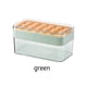 thumbnail image 2 of sweethay Moldes redondos para cubitos de hielo con cubierta, cubitos de glaseado, moldes para bandejas de crema, congelador lavable extraíble, fabricante Cocina y Comedor Verde sweethay HA066454-02, 2 of 6