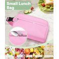 thumbnail image 4 of Bolsa de Almuerzo Neverwhy Pequeña Aislada para Snacks 3L/5 Latas Rosa, 4 of 7