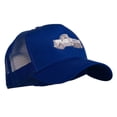 thumbnail image 5 of Truck Embroidered Mesh Back Twill Snapback Cap - Royal OSFM, 5 of 5