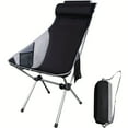 thumbnail image 1 of LEEYNEER Compact Camping Chair With High Back Portable & Lightweight For Hiking  Picnic  Fishing, 1 of 4