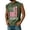 Army Green #074, variant on 250th Anniversary USA Tank Tops Men Plus Size Loose Sleeveless USA Flag Print Shirts Crew Neck 4th of July Patriotic Independence Day Celebration Party Tees, 2XL