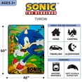 thumbnail image 3 of Franco Kids Bedding Super Soft Micro Raschel Throw, 46" x 60", Sonic, 3 of 5