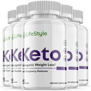 Lifestyle Keto - Ketogenic Weight Loss - Energy & Focus Boosting Dietary Supplements for Weight Management & Metabolism - Advanced Fat Burn Raspberry Ketones Pills - 300 Capsules (5 Pack)