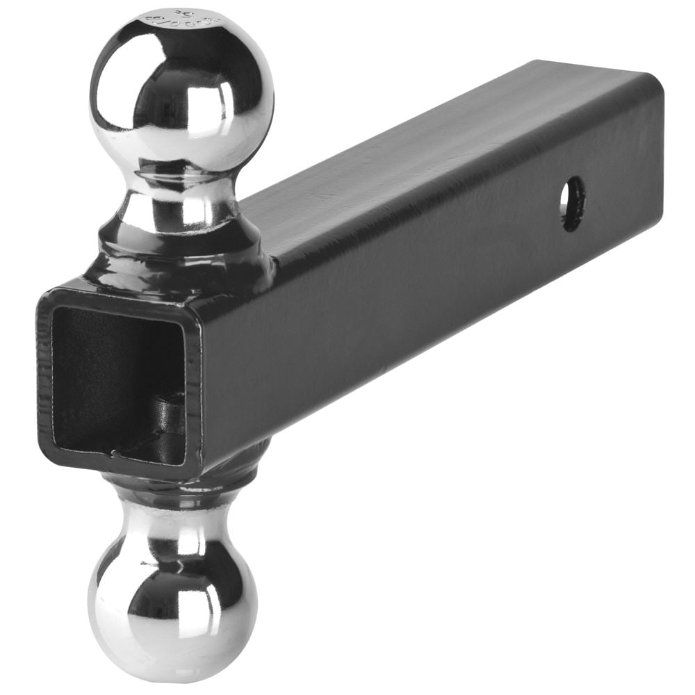 4" Drop Hitch Receiver Trailer Ball Mount for 2" Receiver With 1-7/8" Hitch Ball 