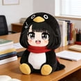 thumbnail image 3 of Gugu Gaga Penguin Plush Meme Stuffed Animal Doll Cute Kawaii Anime Penguin Toy for Fans Soft Collectible Gift for Birthday Party Desk Decor B, 3 of 4