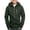 Dark Green, variant on Kakishop Sweatshirt Color Solid Zip Jackets Long Hoodie Top Boys Sleeve Up Girls Kids Boys Coat jacket (Orange,16-17 Years)