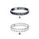 thumbnail image 5 of Minnieouse de cerámica blanca y negra, brazaletes de eslabones de cadena de acero inoxidable, joyería, brazalete de 12mm de ancho con decoración Ropa, zapatos y accesorios Miscelánea Blanco Minnieouse AP014714-02, 5 of 6