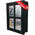 thumbnail image 3 of EVORETRO Premium Card Slab Binder with Window – Black Zip Case for 36 PSA, BGS, CGC, CSG & One Touch Graded Slabs, 360° Protection for Cards, 3 of 5