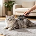 thumbnail image 5 of FEOLGEHLY Double Sided Pet Dematting Brush for Dogs and Cats, Gentle on Coat Deshedding Comb, Removes Loose Hair and Tangles, Lightweight Plastic Grooming Tool for Daily Use, Dual-Sided Brush Pink, 5 of 7