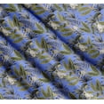 thumbnail image 3 of Soimoi Cotton Voile Fabric Leaves & Lemur Animal Fabric Prints by Yard 42 Inch Wide, 3 of 7