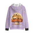 thumbnail image 5 of Pzuqiu Capybara Hoodie Sweatshirt Size L for Girls Warm Fleece Full Zip Hooded Kids Sweatshirt Fashion Hoodies with Pocket Sweatshirts Long Sleeve for Kids Toddlers, 5 of 7