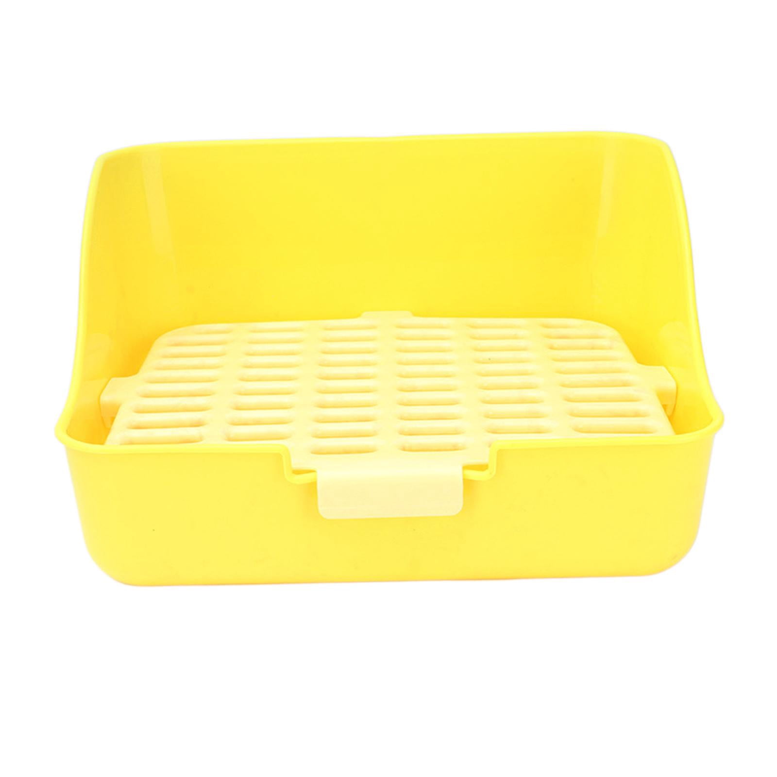 Pet Rabbit Litter Box Toilet Corner Cage Potty Indoor Training Cleaning