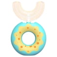 thumbnail image 1 of Fiudx Ofertas Flash Del Día Cepillo De Dientes De Mano En forma De U Para Niños Con Cabezal De Cepillo De 360 °, Diseño De Limpieza oral Para Niños Pequeños, Cabezal De Cepillo Suave De Calidad Alime, 1 of 2