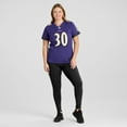 thumbnail image 4 of Women's Nike Trenton Simpson  Purple Baltimore Ravens  Game Jersey, 4 of 5