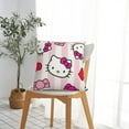 thumbnail image 4 of Hello Kitty Pillow Cover, Square Throw Pillow Cases For Couch Sofa Bed Living Room,Home Decorative, 20"X20", 4 of 9