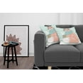 thumbnail image 3 of Ambesonne Animal Throw Pillow Cover 2 Pack, Hipster Fox Glasses, 20", Coral Mint Green, 3 of 7
