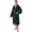 Green, variant on Mens Soft Robe, Plush Fluffy Fleece Bathrobe for Men, Long Sherpa Spa Robe with Shawl Collar (Black,L/XL)