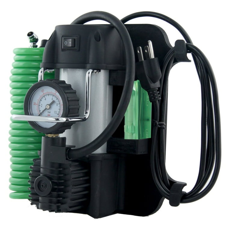 Slime 120V Garage Inflator Tire Compressor With Accessories Kit - 40045 Slime 120V Garage Inflator Tire Compressor With Accessories Kit - 40045