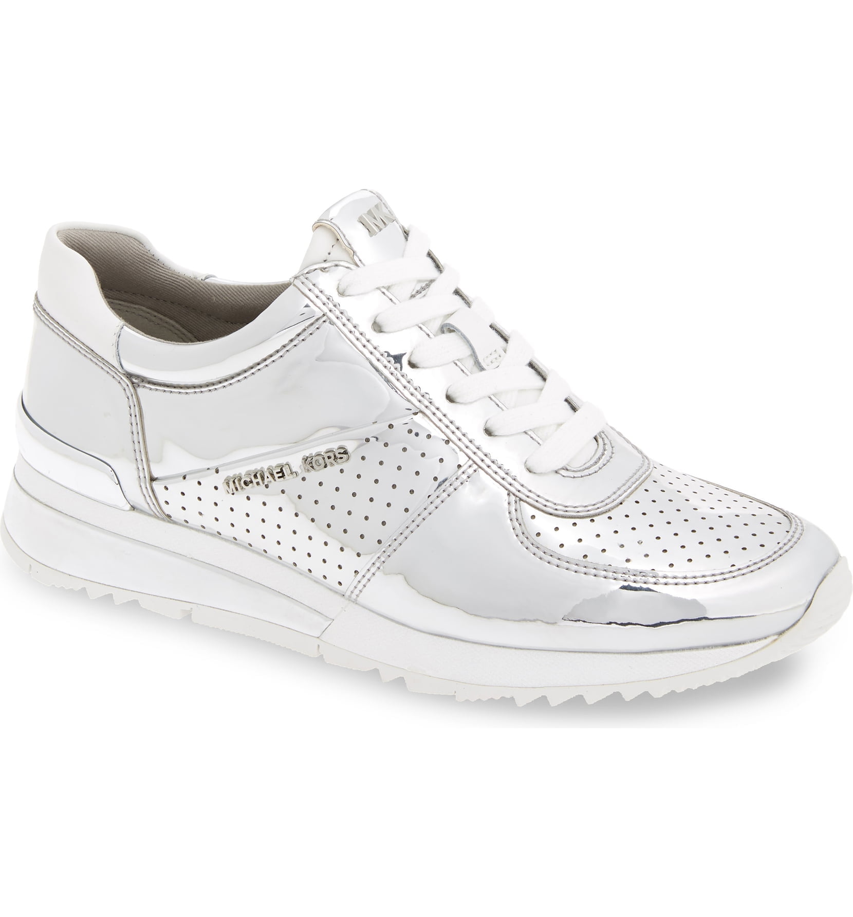 michael kors metallic sneakers