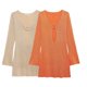 thumbnail image 2 of HH TRAF Vestidos elegantes de verano para mujer, de color liso, con escote en V, mangas largas, calados, con cordones, vestidos de punto mini para mujer, 2 of 4