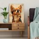 thumbnail image 5 of Qisvanset Framed Canvas Wall Art 12x16 Inch Vintage Chihuahua Pet Portrait Farmhouse Gift Art, 5 of 5