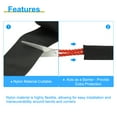 thumbnail image 4 of Unique Bargains 2.4' ID 6.5FT Nylon Protective Hose Sleeve, Cable Cover Sheath Protection, Black, 4 of 4