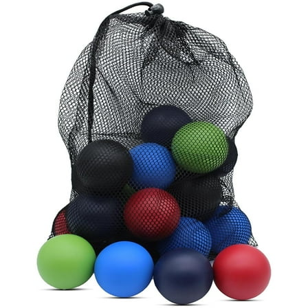 Magicorange Racquetball Balls 20 Pack, High Bounce Rubber Racquetballs with Mesh Bag, Multi-colored