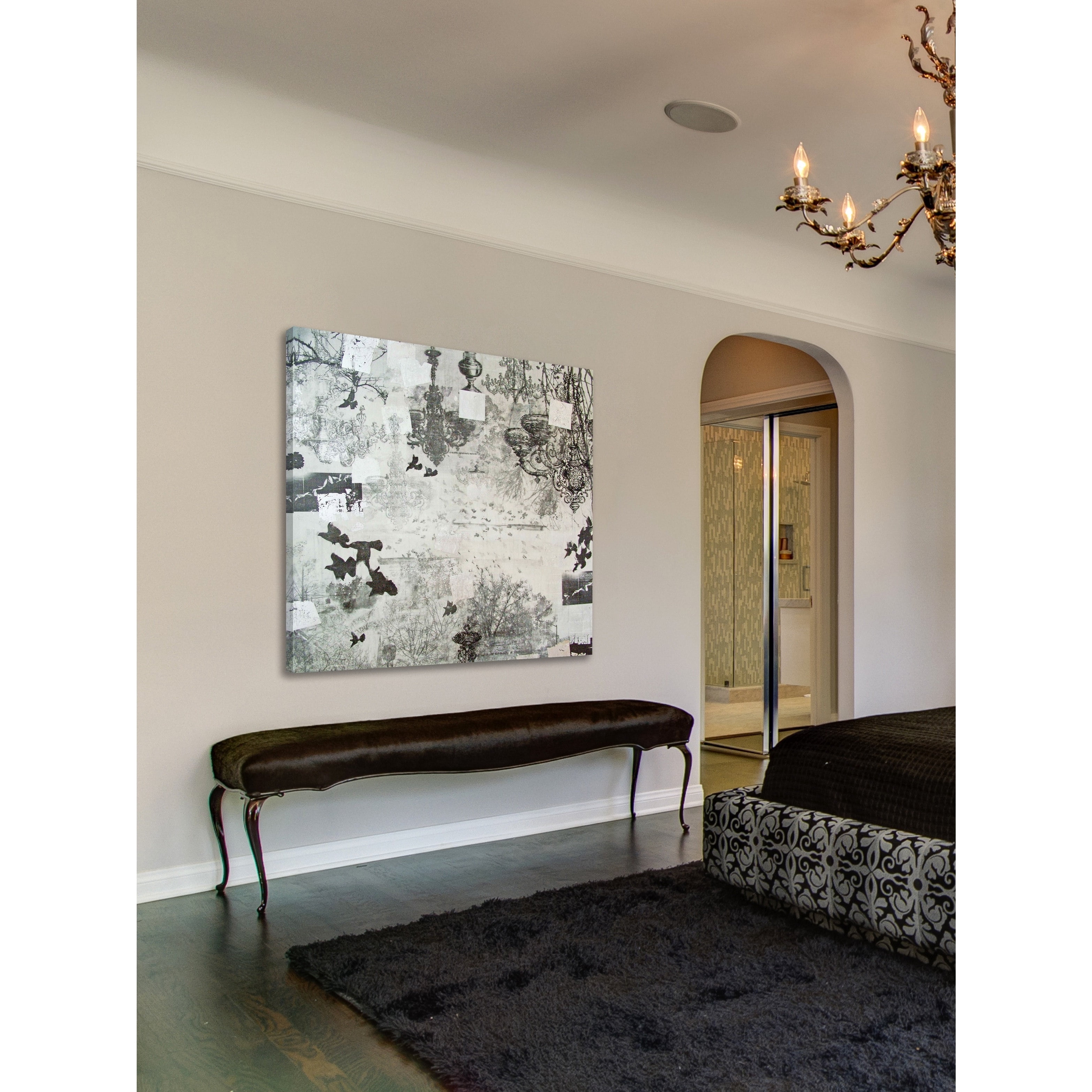 Marmont Hill "Peripheral Syncop" by Tracy Silva Barbosa Painting Print on Canvas