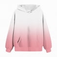 thumbnail image 5 of Towmus Oversized Hoodies for Girls Hoodies Causal Long Sleeve Tops Gradual Print Shirts Fall Winter Hoodie Sweatshirt Clothes With Pockets 14 Years, 5 of 5